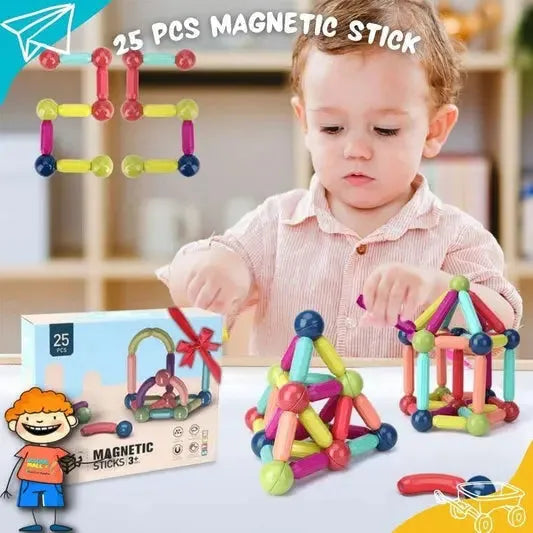 25 Pieces Magnetic Building Blocks Educational Toy