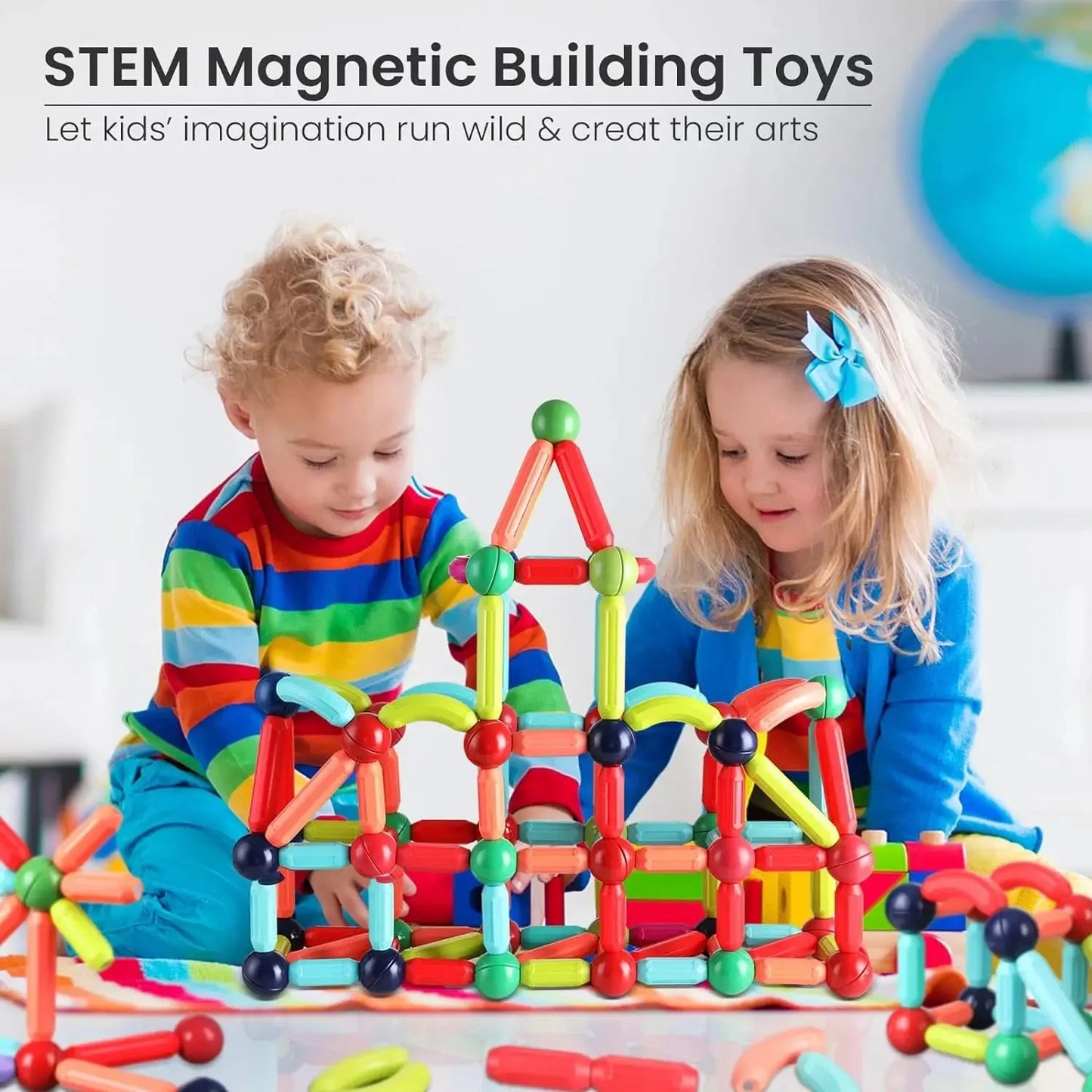 25 Pieces Magnetic Building Blocks Educational Toy