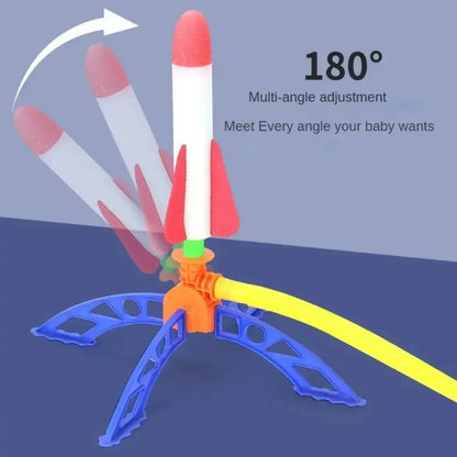 Outdoor Stomp Rocket Launcher Game for Kids
