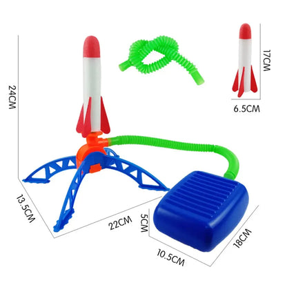 Outdoor Stomp Rocket Launcher Game for Kids